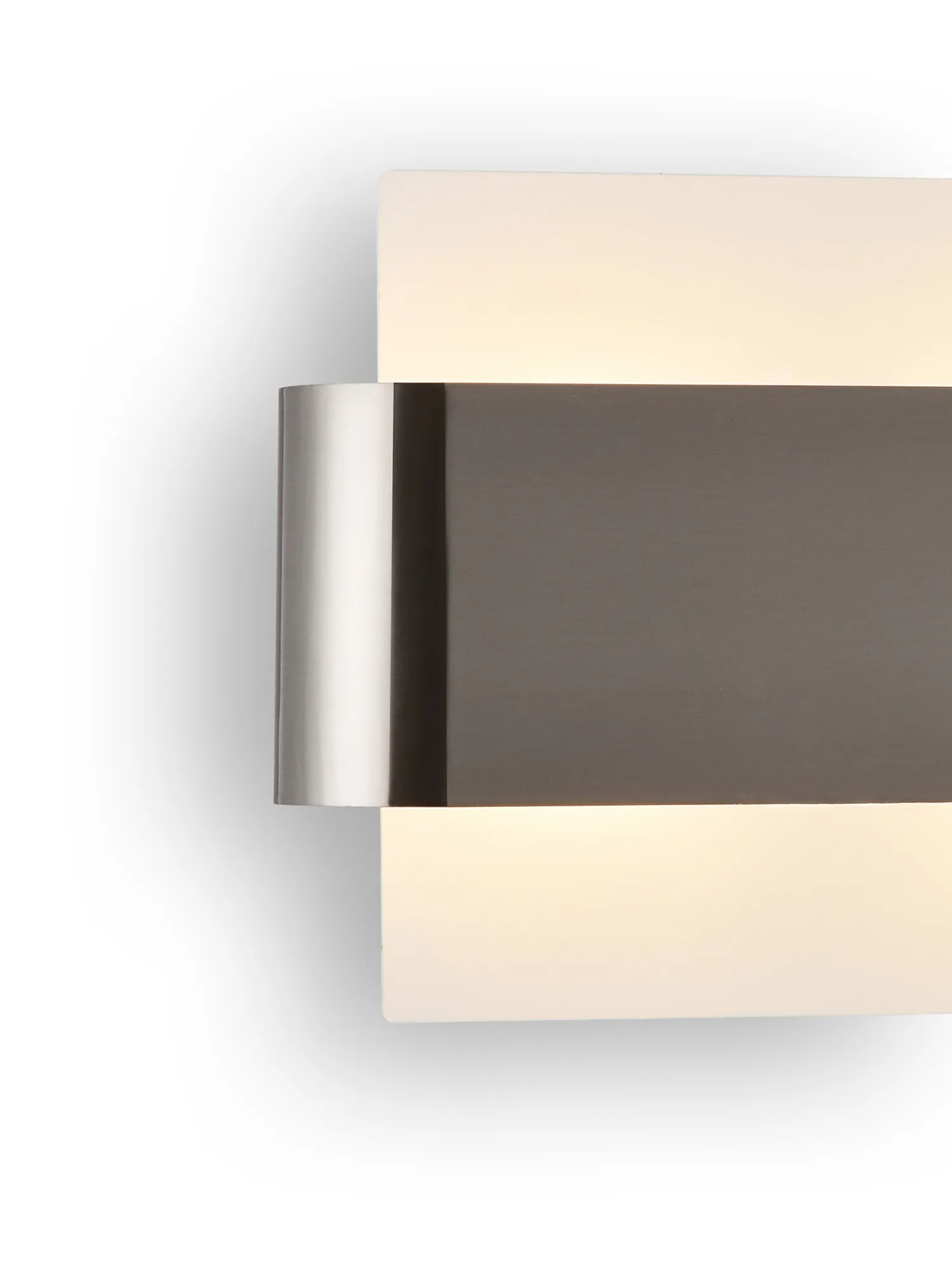 Damo Wall 2 Light Satin Nickel, White D0380  Deco Damo